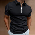 Polo élégant à couleur unie