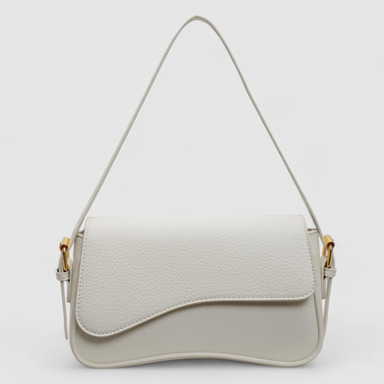 Sac à Main Élégant en Cuir Vegan Premium au Design Ondulé