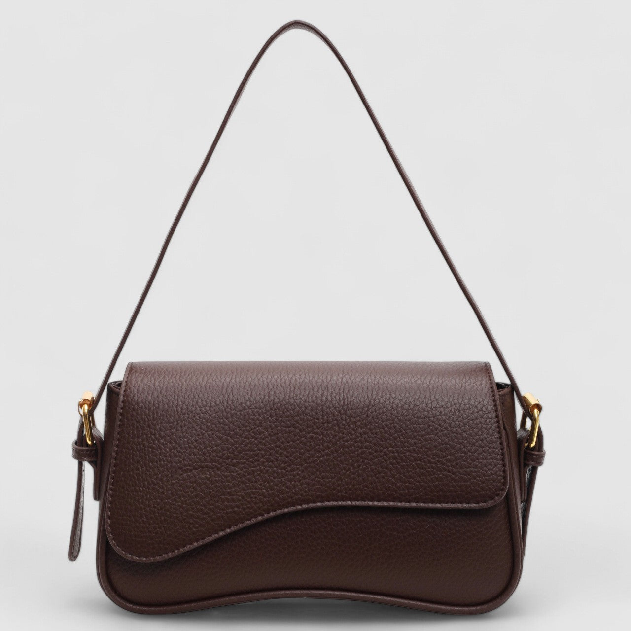 Sac à Main Élégant en Cuir Vegan Premium au Design Ondulé