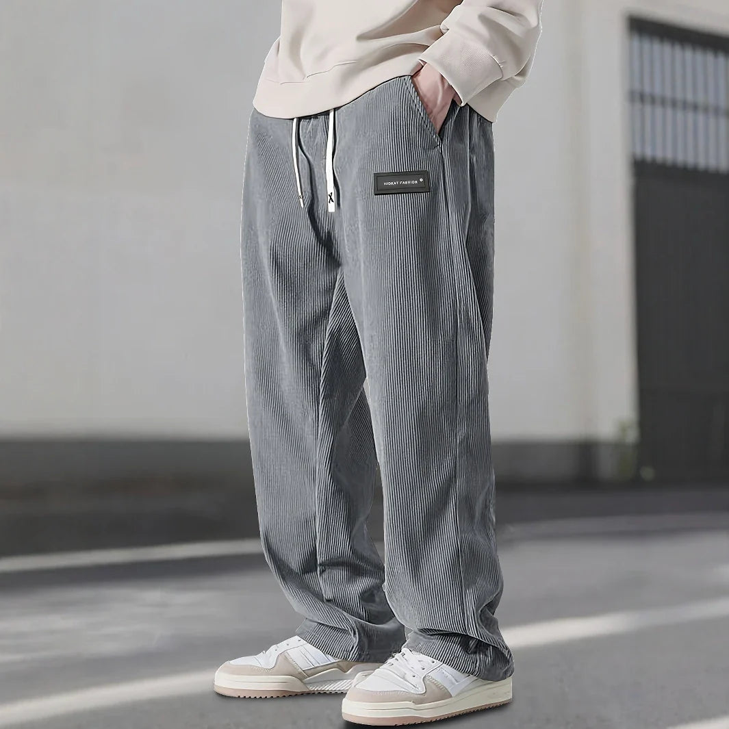 Pantalon Jogging Velours Côtelé Homme