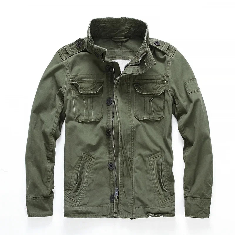 Veste en denim cargo Keston au style utilitaire