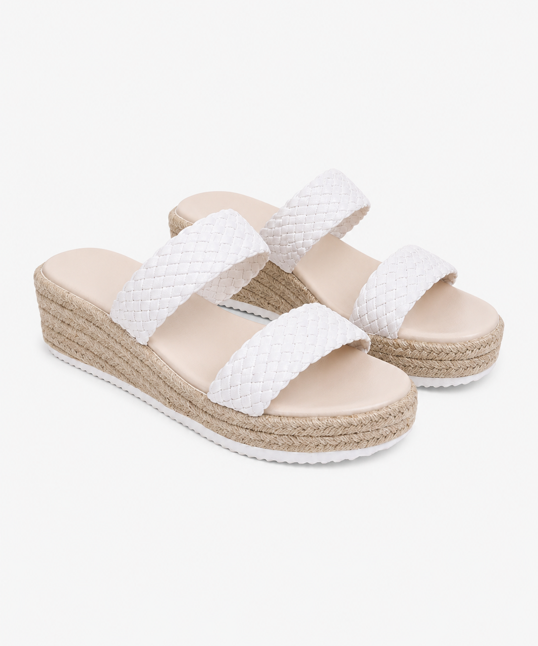 Sandales Compensées Femme – Semelle Stable, Design Ouvert, Pour le Quotidien
