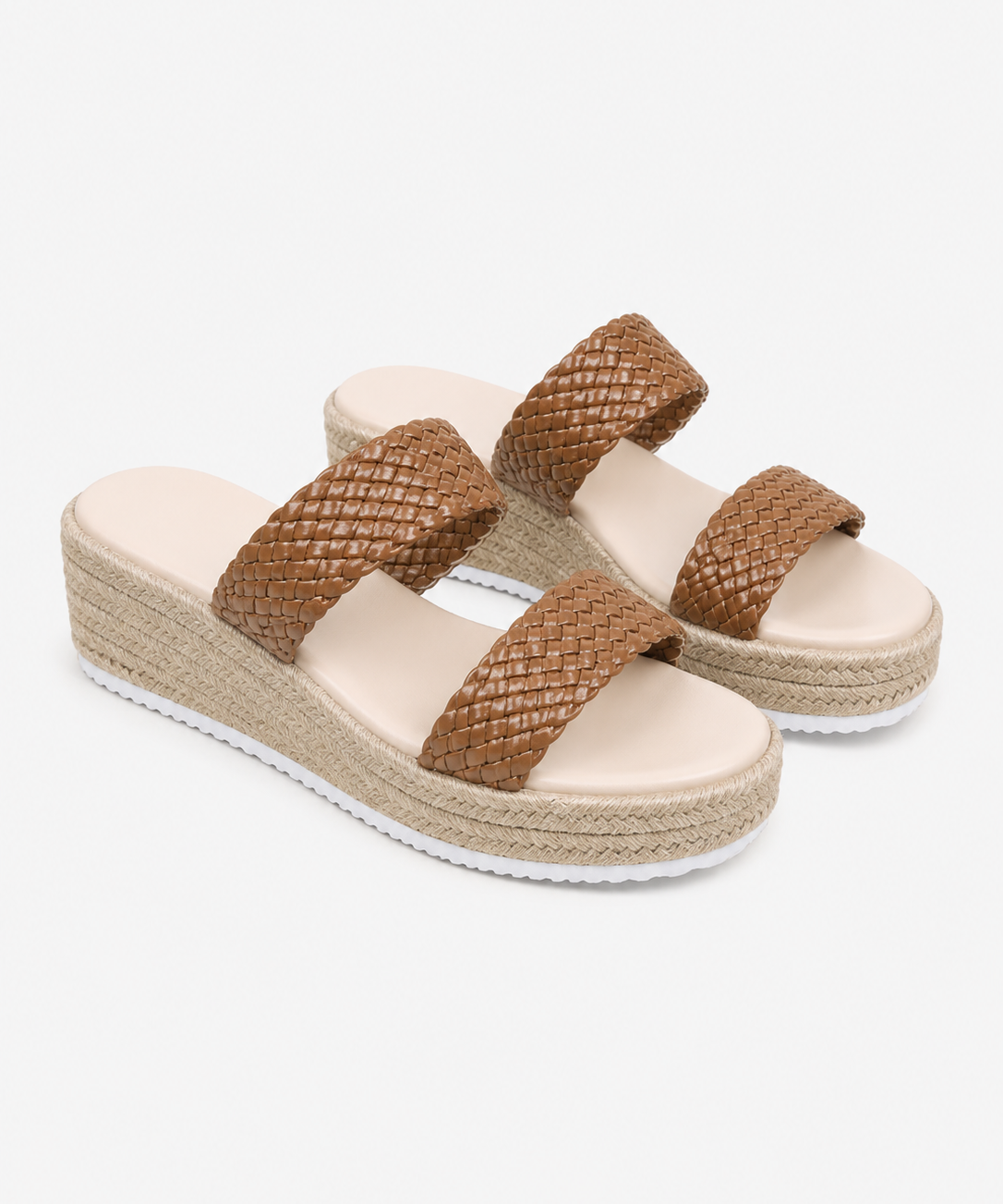 Sandales Compensées Femme – Semelle Stable, Design Ouvert, Pour le Quotidien
