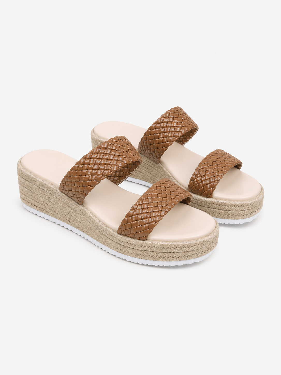 Sandales Compensées Femme – Semelle Stable, Design Ouvert, Pour le Quotidien