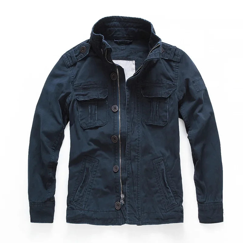 Veste en denim cargo Keston au style utilitaire