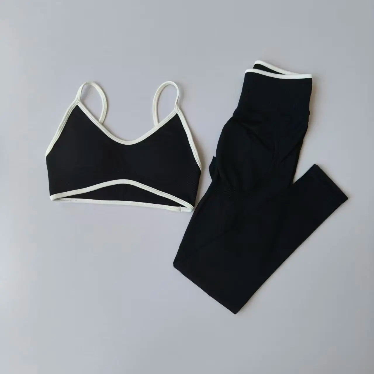 Ensemble Sport Sans Couture - Legging Taille Haute Sculptant