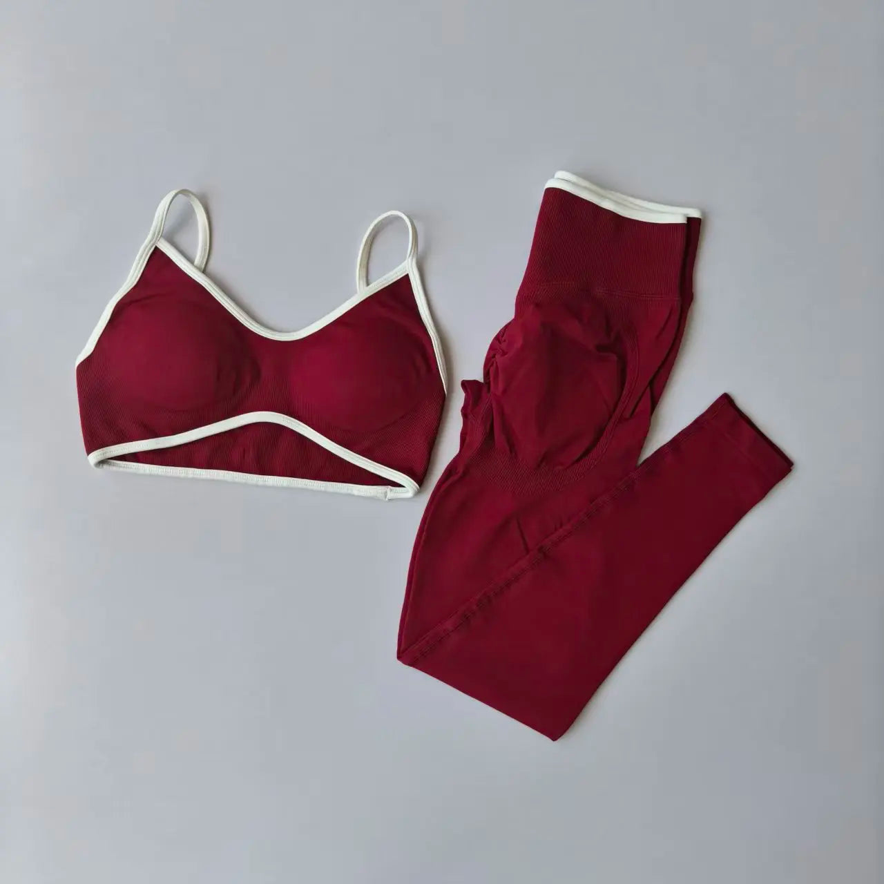 Ensemble Sport Sans Couture - Legging Taille Haute Sculptant
