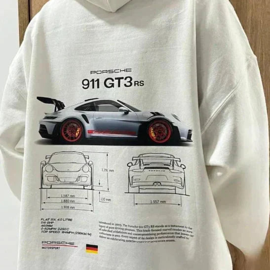 Hoodie homme confortable à imprimé graphique moderne