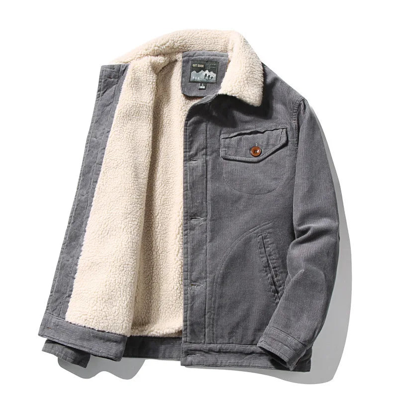 Veste Homme Doublée Sherpa & Chaude Hiver