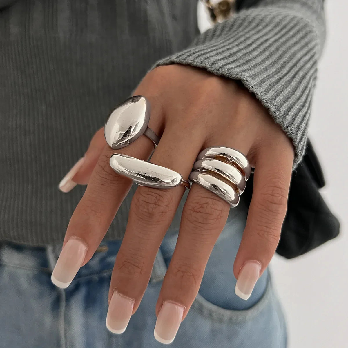 Ensemble de Bagues & Lot Bijoux Tendance