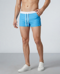 Short de plage pour homme – Séchage rapide, poches arrière, style estival