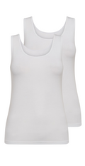 Pack de 2 Tops Blancs Féminins – Essentiels Chic
