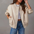 Blouson Aviateur Oversize Féminin Premium