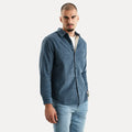 Chemise à Manches Longues en Velours Côtelé