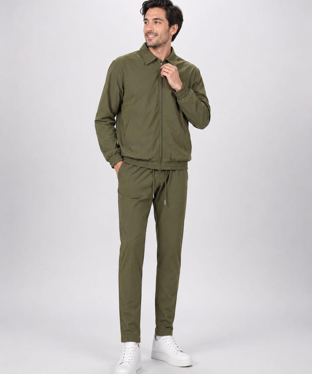 Tracksuit 2 Pièces – Tissu Respirant, Coupe Régulière, Pour le Quotidien Actif