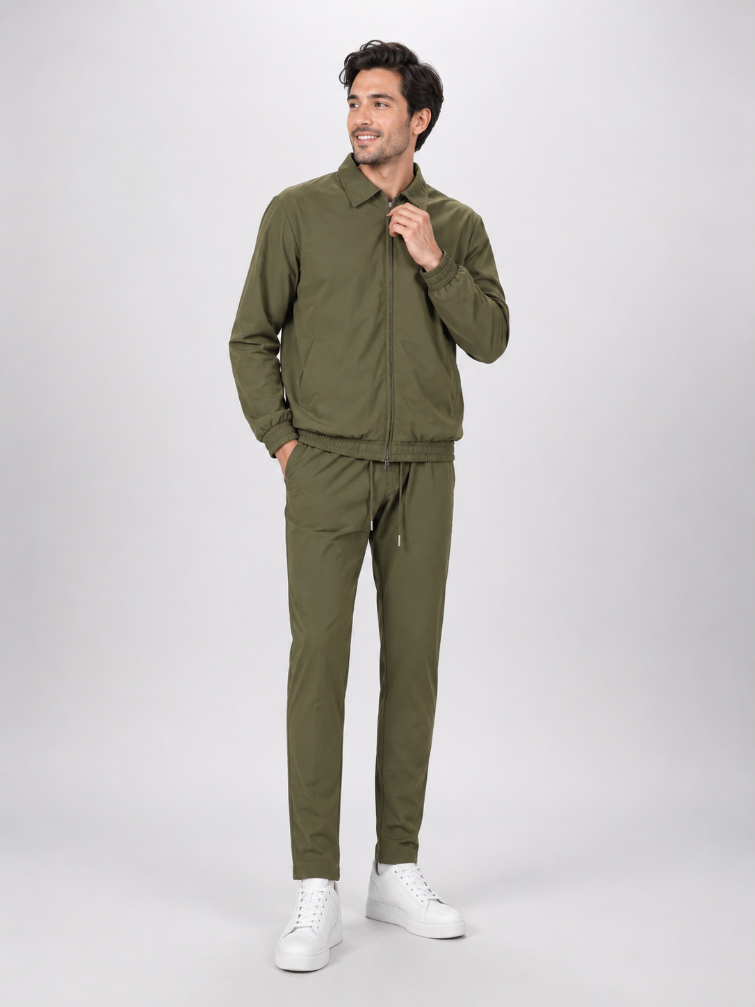 Tracksuit 2 Pièces – Tissu Respirant, Coupe Régulière, Pour le Quotidien Actif
