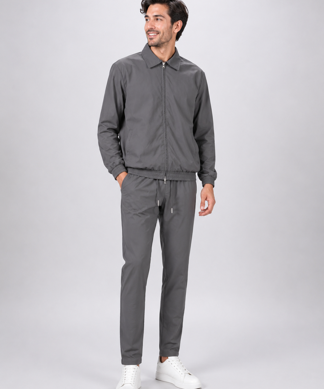 Tracksuit 2 Pièces – Tissu Respirant, Coupe Régulière, Pour le Quotidien Actif