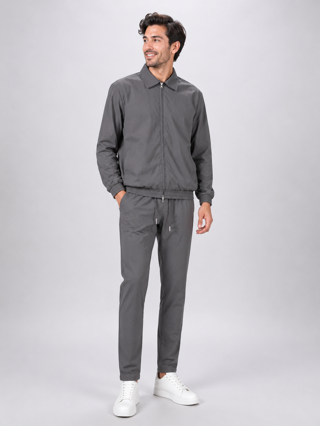 Tracksuit 2 Pièces – Tissu Respirant, Coupe Régulière, Pour le Quotidien Actif
