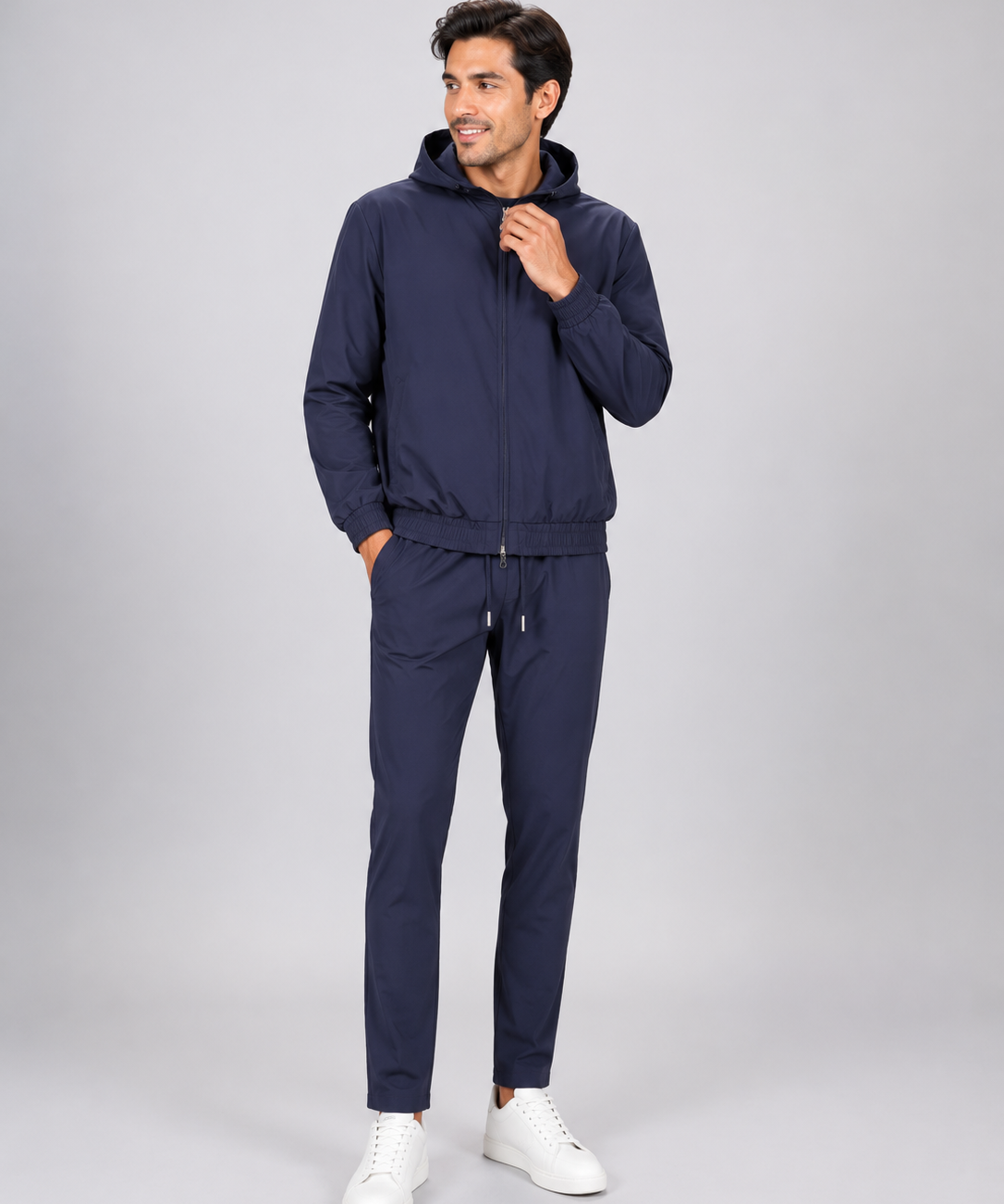 Tracksuit à Capuche 2 Pièces – Tissu Respirant, Coupe Régulière, Pour le Quotidien Actif