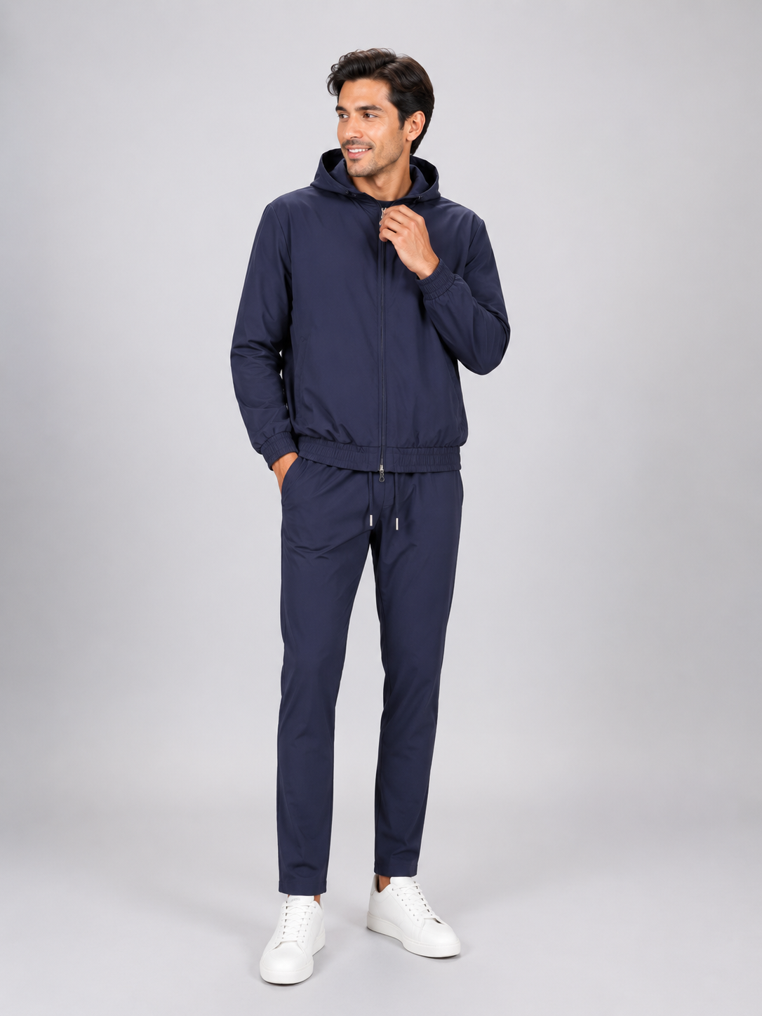 Tracksuit à Capuche 2 Pièces – Tissu Respirant, Coupe Régulière, Pour le Quotidien Actif