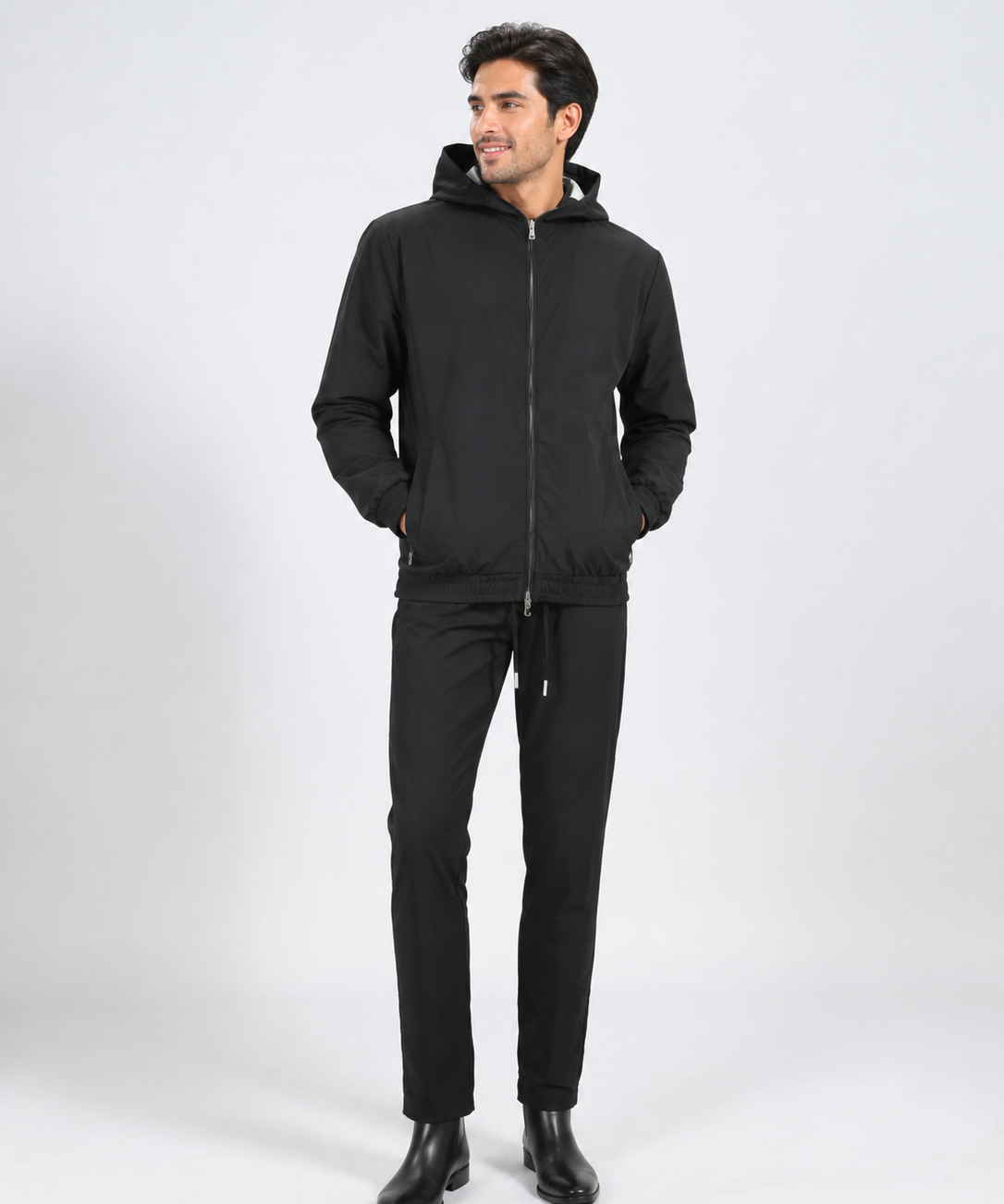 Tracksuit à Capuche 2 Pièces – Tissu Respirant, Coupe Régulière, Pour le Quotidien Actif