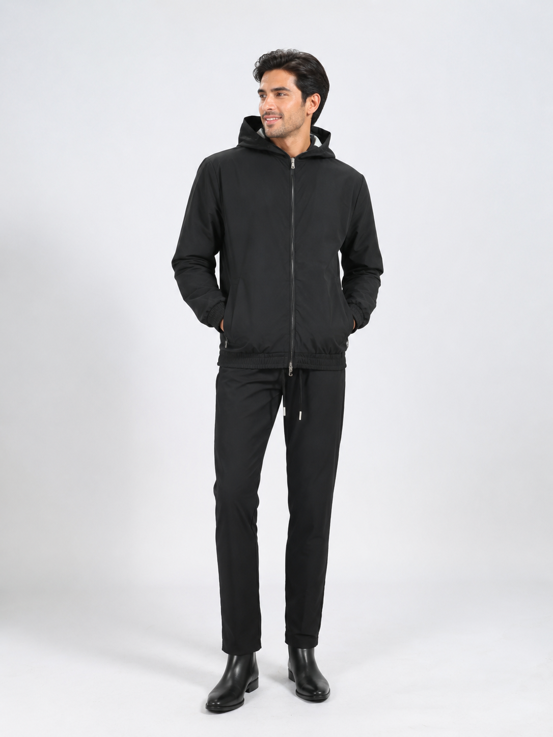 Tracksuit à Capuche 2 Pièces – Tissu Respirant, Coupe Régulière, Pour le Quotidien Actif