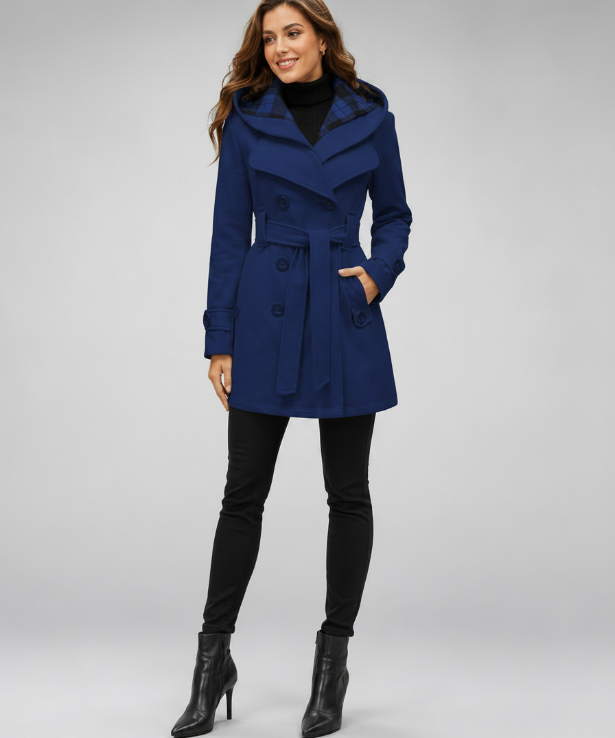 Trench-coat imperméable pour femme – Tissu déperlant, coupe ajustée, toutes saisons