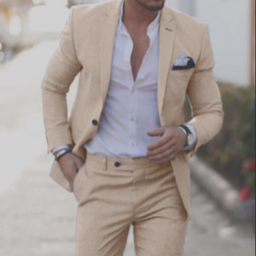 Costume 2 pièces pour homme à effet imprimé 3D | Blazer et pantalon