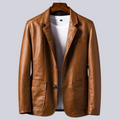 Veste en Cuir Homme “Nuit Tombante” au Style Intense