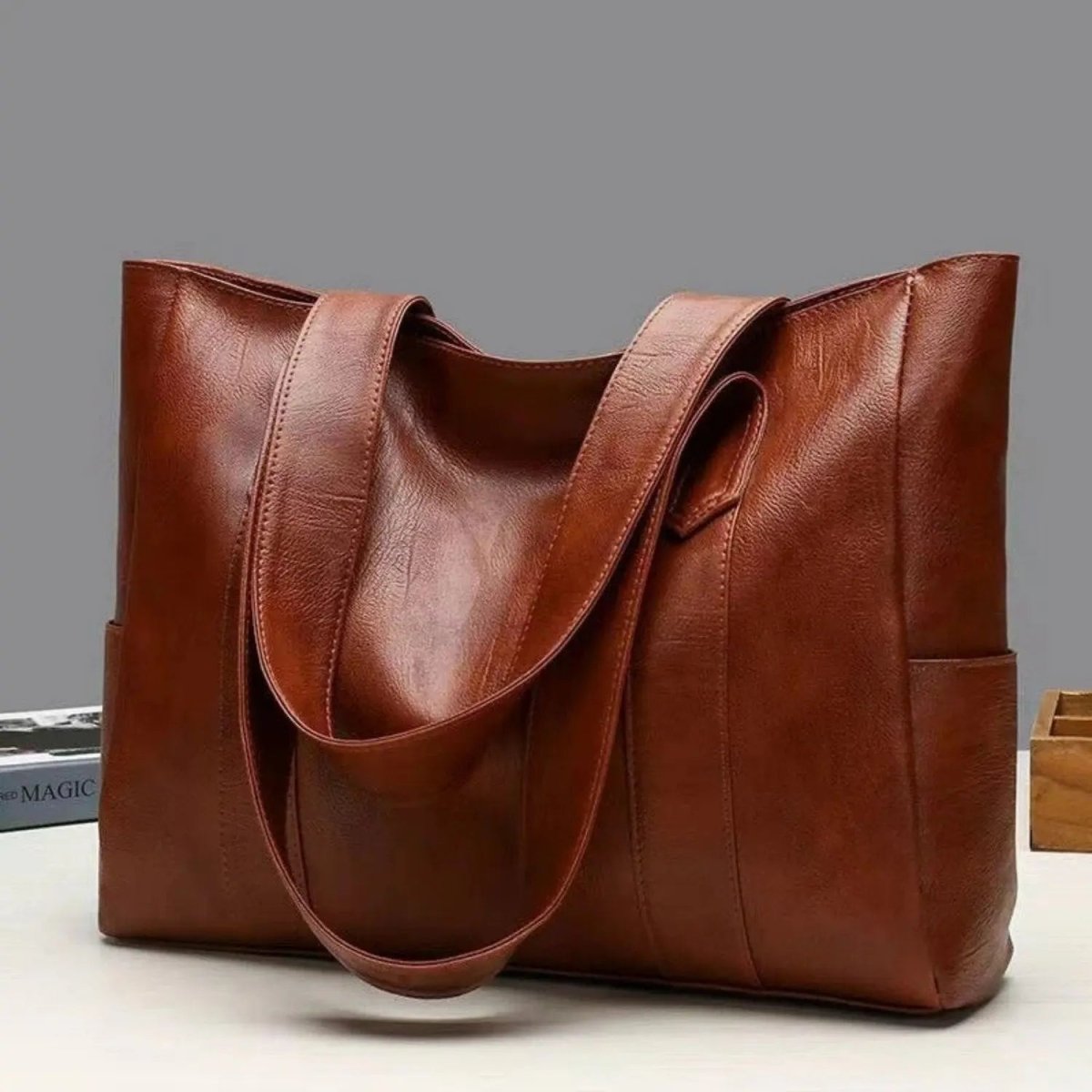 Sac à Bandoulière en Cuir Vintage