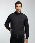 Veste hybride homme – Devant matelassé, Coupe régulière, Automne et hiver