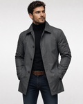 Veste Homme – Coupe Confort, Protection Déperlante, Pour le Quotidien et la Mi-Saison