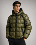 Veste Matelassée à Capuche – Fermeture Zippée, Coupe Régulière, Pour l’Hiver