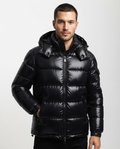 Doudoune Homme en Duvet de Canard – Capuche, Coupe Décontractée, Usage Quotidien Hiver