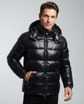 Veste matelassée homme – Rembourrage épais, capuche intégrée, style hivernal