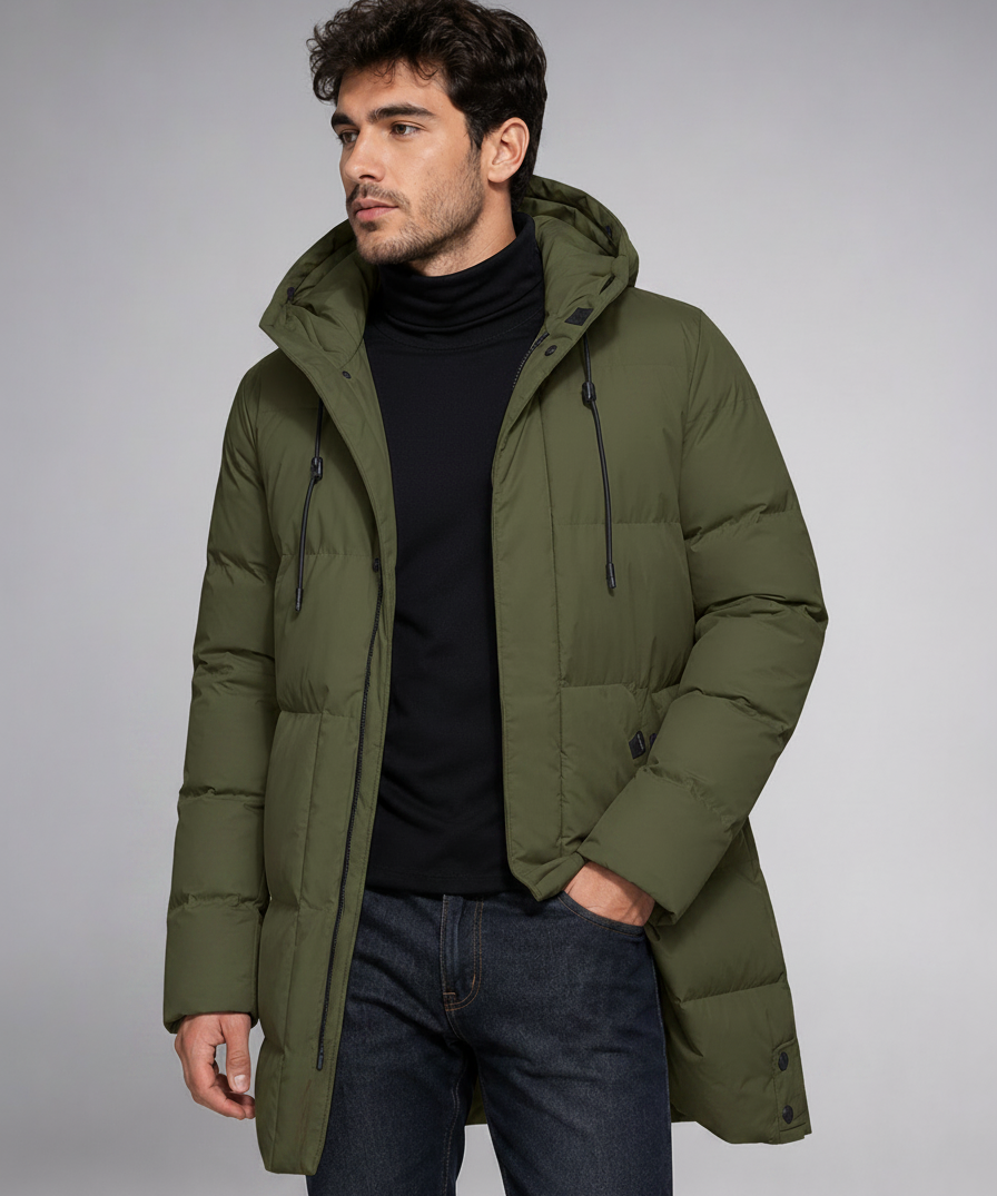 Veste d'hiver pour homme – Imperméable, coupe confortable, idéale par temps froid