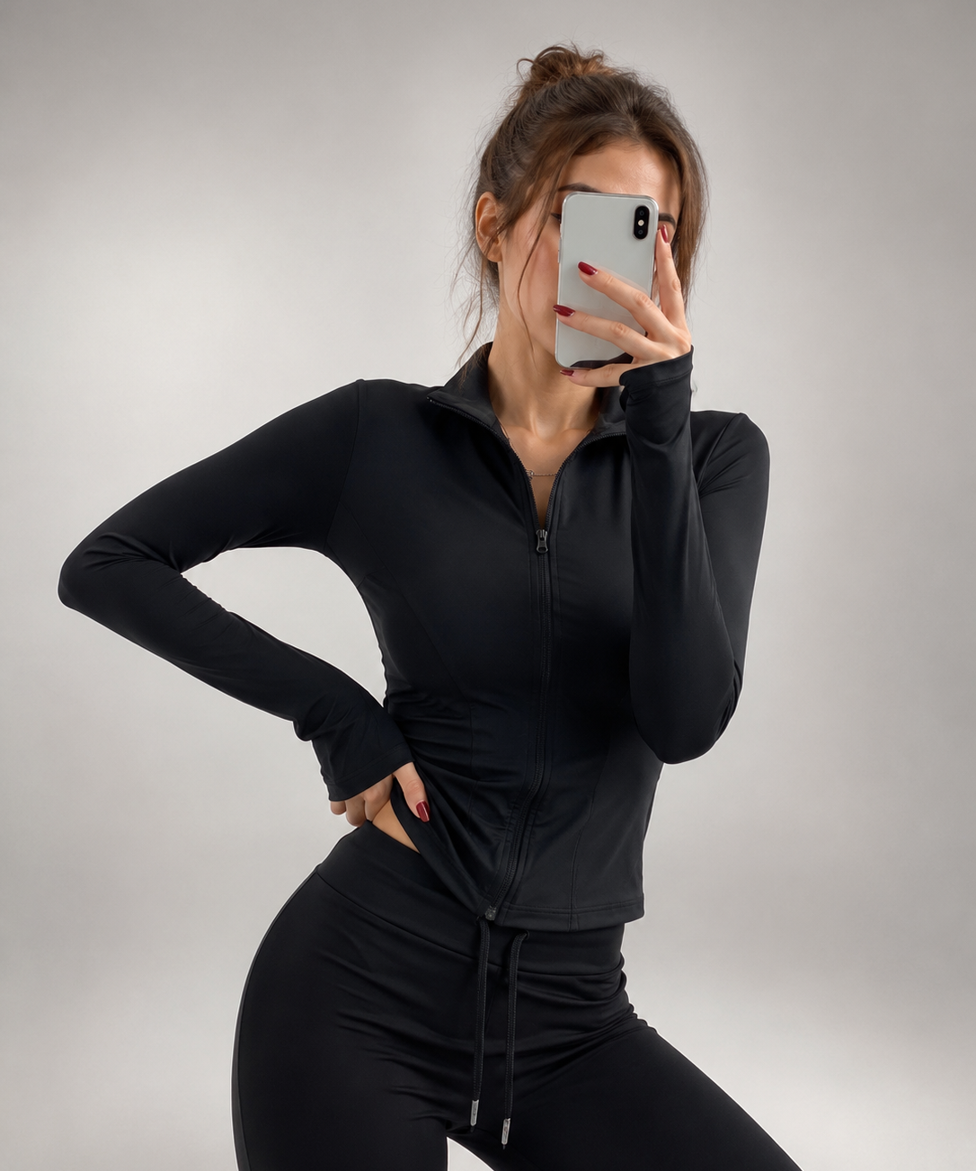 Veste de Sport Femme – Séchage rapide, coupe ajustée, pour course et entraînement