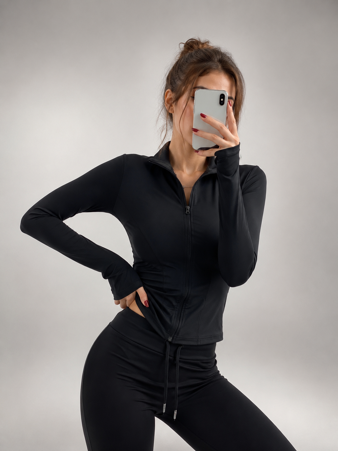 Veste de Sport Femme – Séchage rapide, coupe ajustée, pour course et entraînement