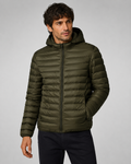 Veste en duvet homme – capuche, ouverture complète