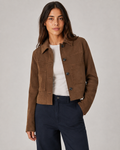 Veste femme courte – Simple boutonnage, Coupe boxy, Pour le quotidien