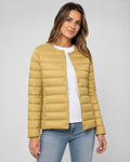 Veste légère femme – Col rond, manches longues, coupe simple, automne-hiver