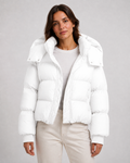 Veste rembourrée en coton – Coupe courte, ample et épaisse, style élégant
