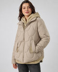 Veste rembourrée femme – Coton rembourré, capuche, coupe épaisse, hiver