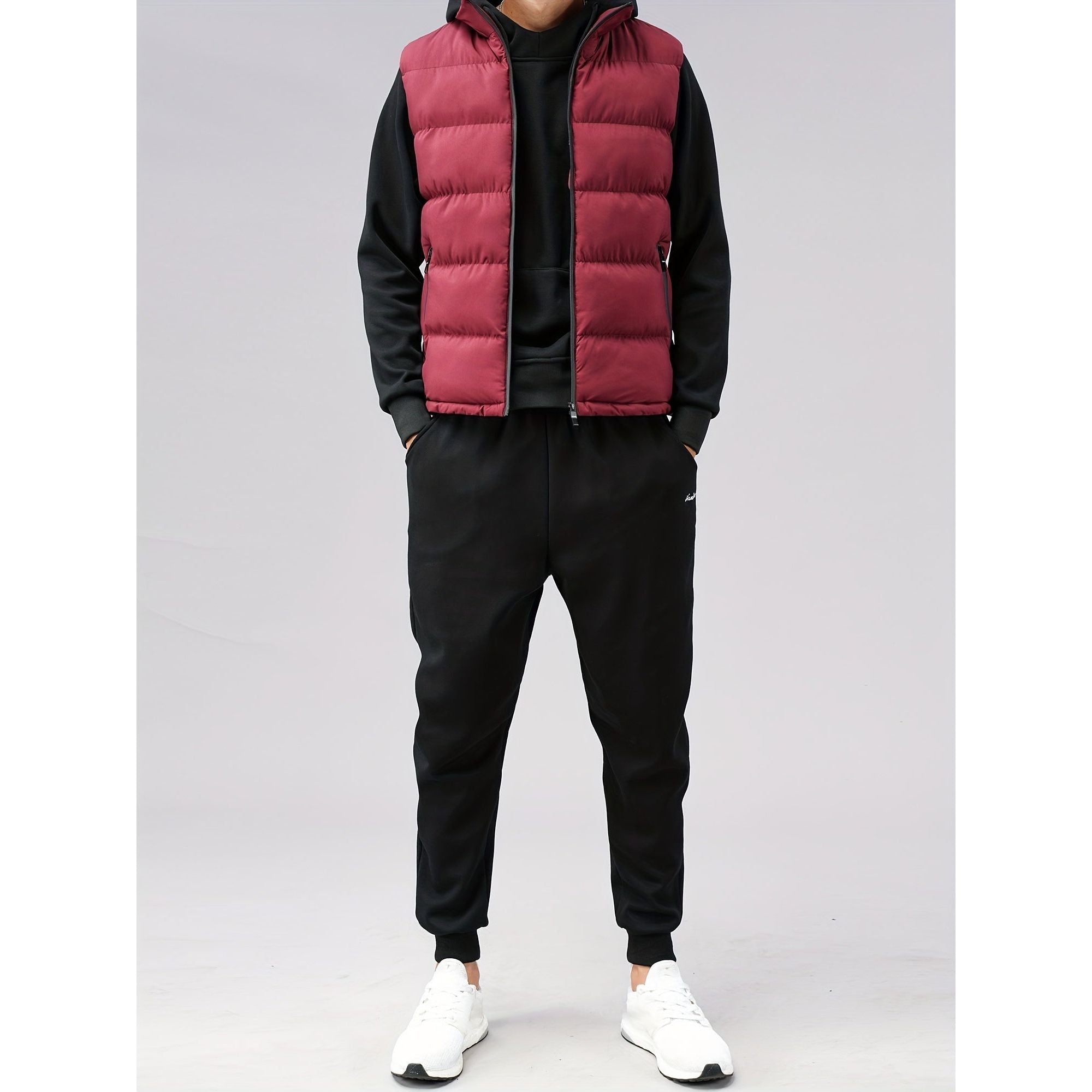 Gilet Chauffant d’Hiver pour Homme – Sans Manches & Rembourré