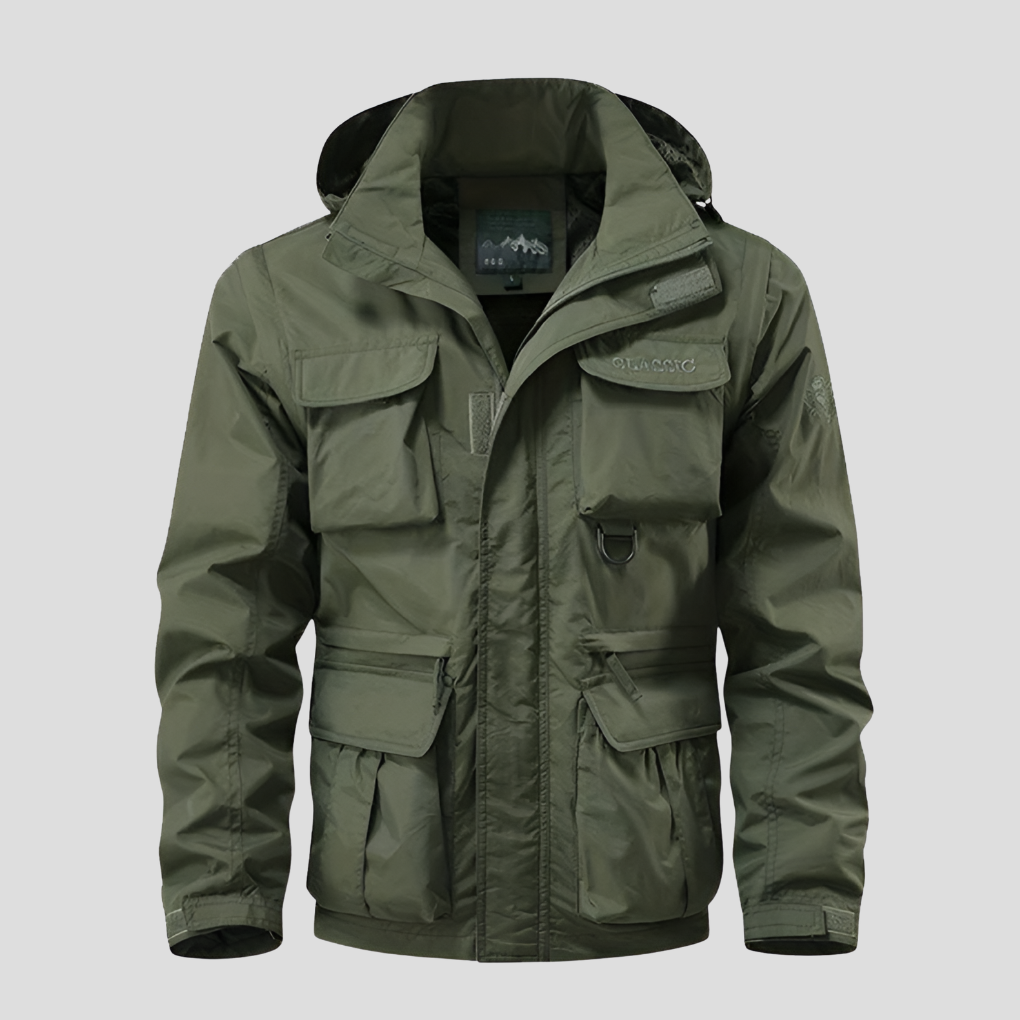 Manteau d’Hiver Militaire pour Homme – Style Robuste & Préparation au Froid
