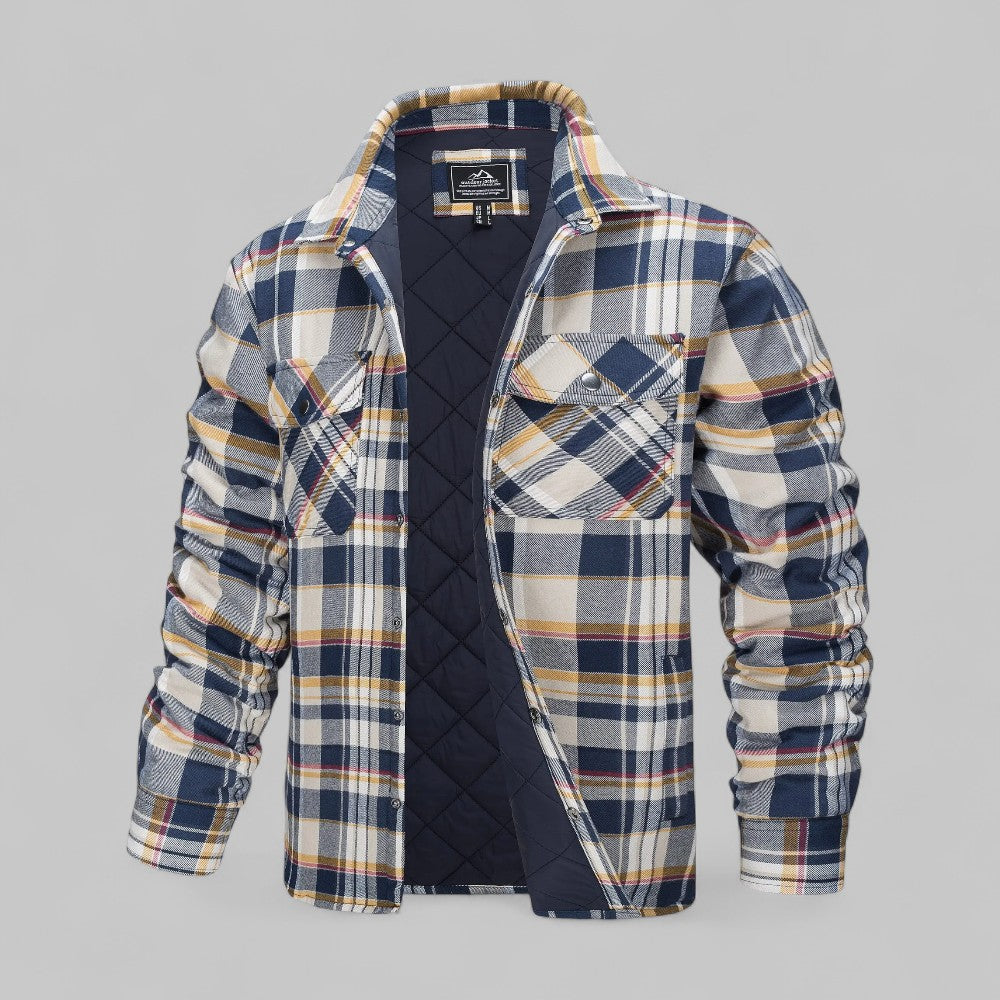 Chemise de flanelle à carreaux confortable