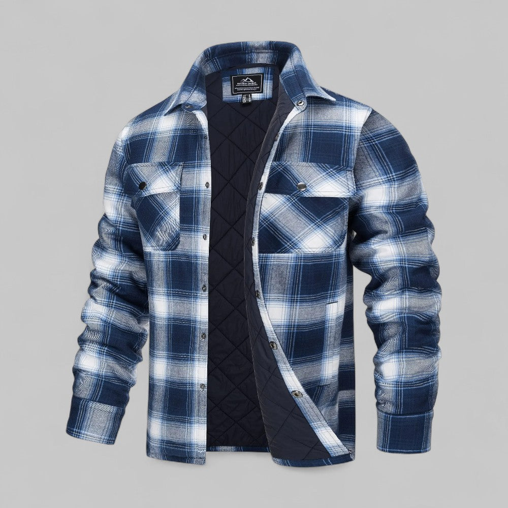 Chemise de flanelle à carreaux confortable