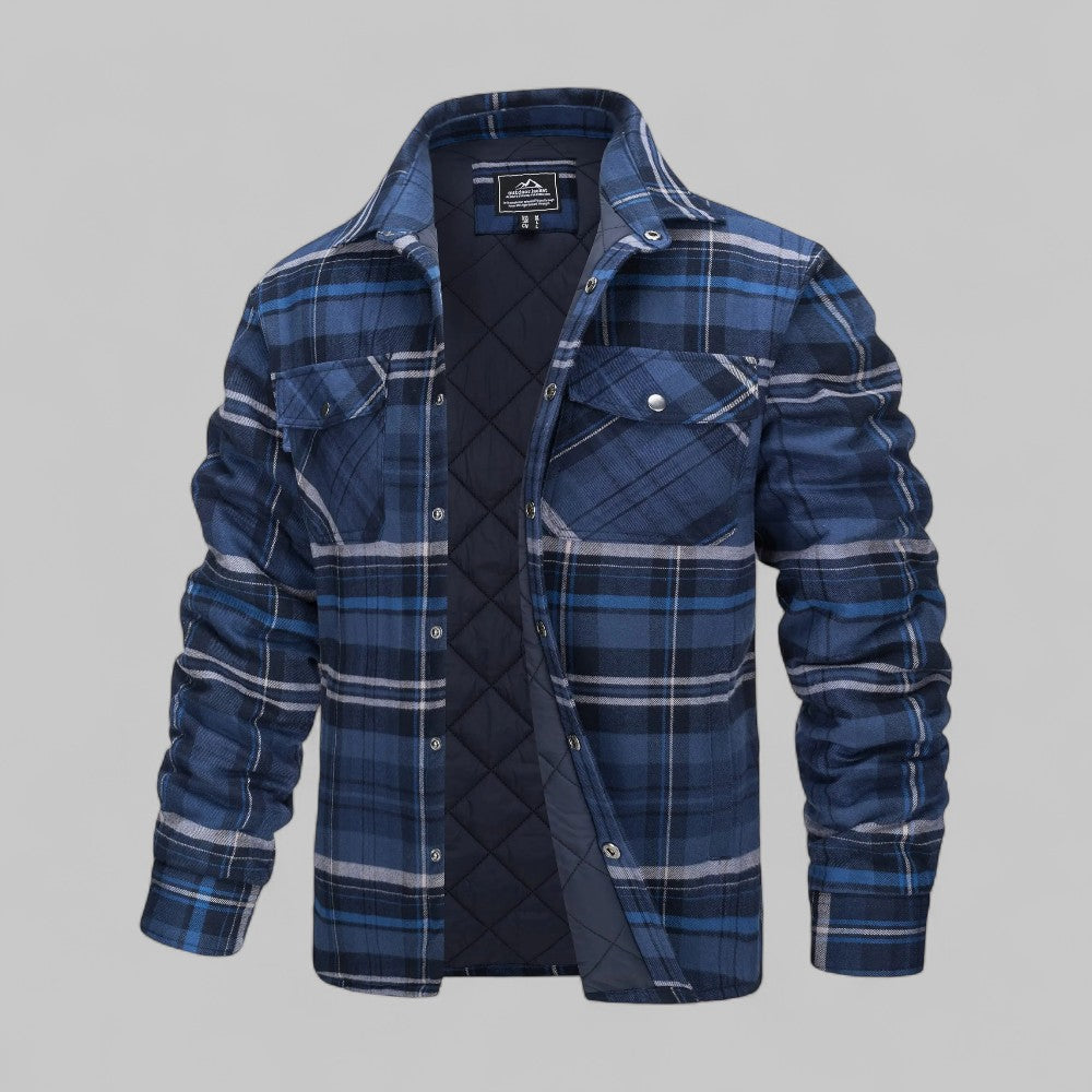 Chemise de flanelle à carreaux confortable