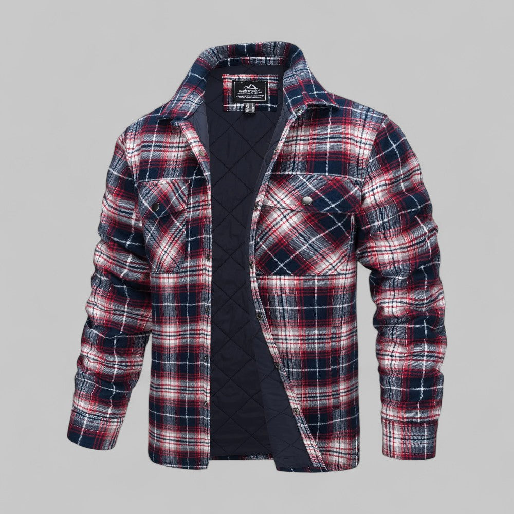 Chemise de flanelle à carreaux confortable