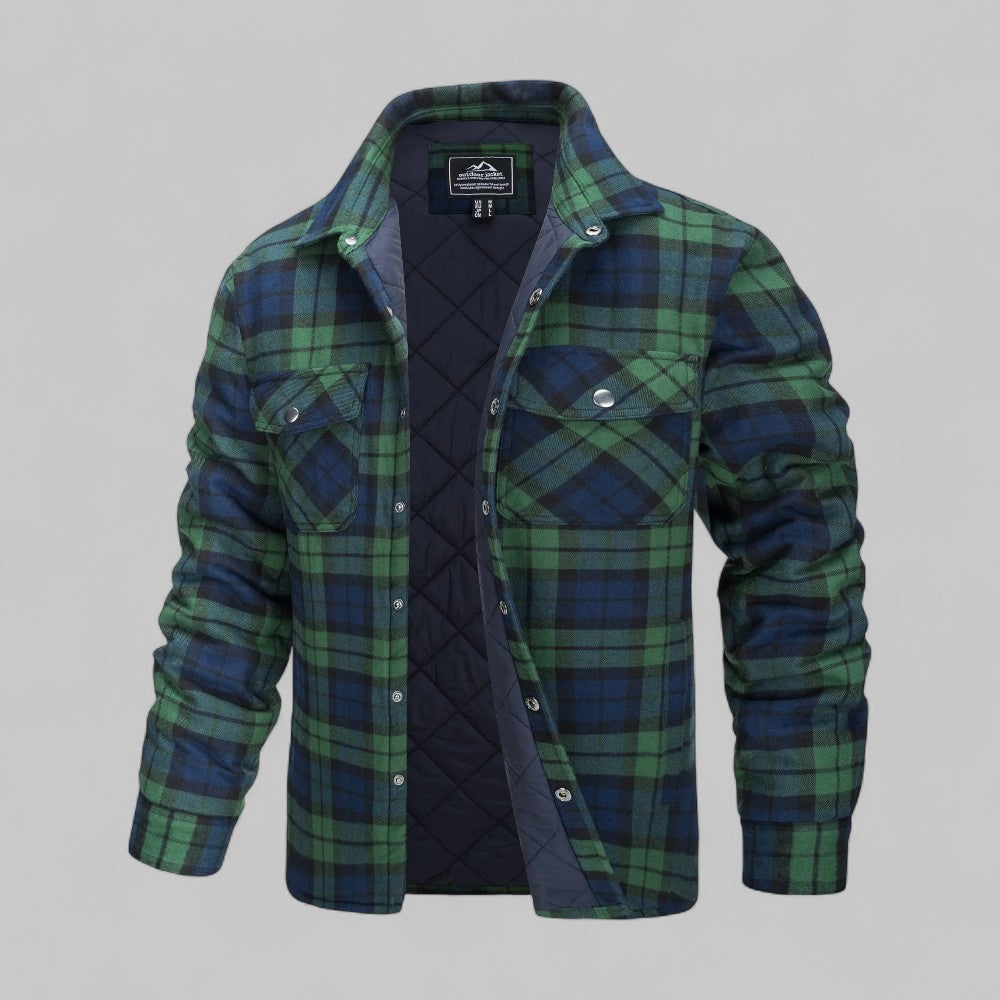 Chemise de flanelle à carreaux confortable